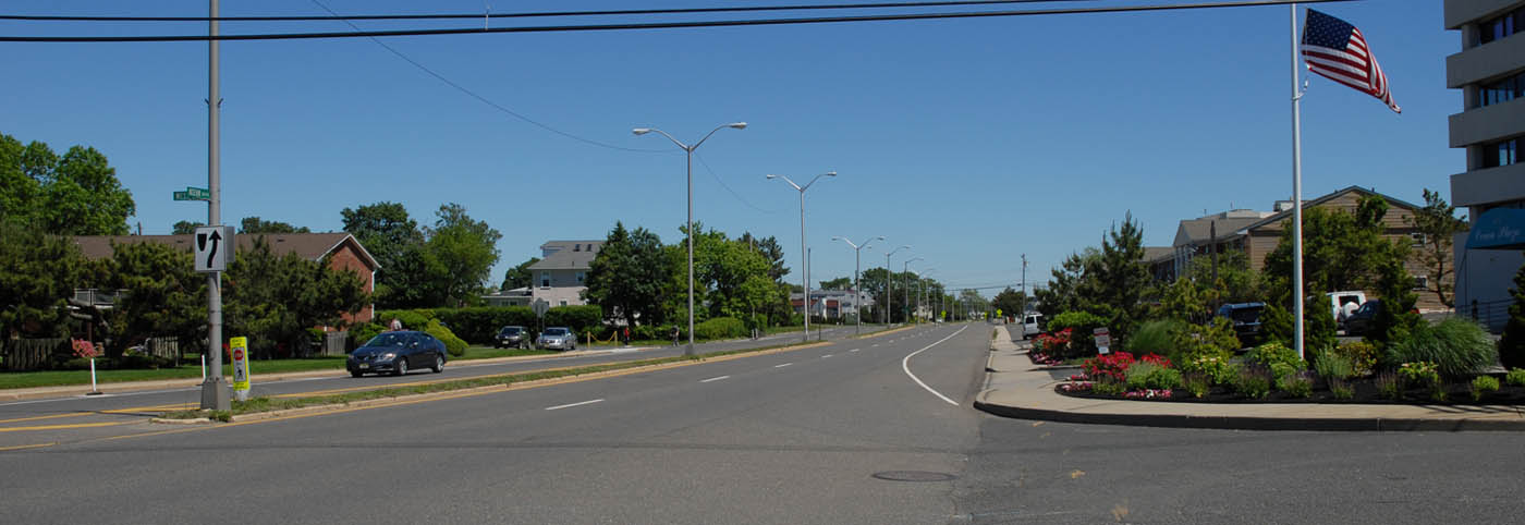 View of Long Branch, NJ from the ocean